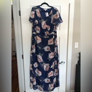 NWT PLUS Floral Maxi Dress